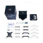 Cooler P/ Processador Air Cooler Scythe Mugen 5 Black Edition Dual Tower - SCMG-5100BE