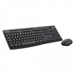 Kit Teclado e Mouse sem fio Logitech MK295 Preto ABNT2 – 920-009793