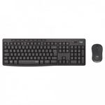 Kit Teclado e Mouse sem fio Logitech MK295 Preto ABNT2 – 920-009793
