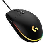 Mouse Gamer Logitech G203 RGB Lightsync 6 Botões 8000 DPI Preto – 910-005793