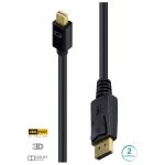 Cabo DisplayPort x Mini DisplayPort 4K 2m - DP13MDP-2