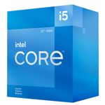 Processador Intel Core i5 12400F Alder Lake 12ª Geração 12MB 4.4GHz LGA 1700 - BX8071512400F