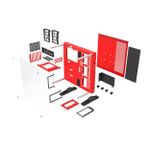 Gabinete Gamer Thermaltake Core P3 TG Vidro Temperado Red Edition Vermelho - CA-1G4-00M3WN-03