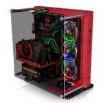 Gabinete Gamer Thermaltake Core P3 TG Vidro Temperado Red Edition Vermelho - CA-1G4-00M3WN-03