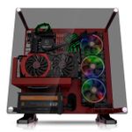 Gabinete Gamer Thermaltake Core P3 TG Vidro Temperado Red Edition Vermelho - CA-1G4-00M3WN-03
