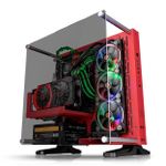 Gabinete Gamer Thermaltake Core P3 TG Vidro Temperado Red Edition Vermelho - CA-1G4-00M3WN-03