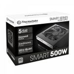 Fonte Thermaltake Smart 500W 80 Plus White PFC Ativo – PS-SPD-0500NPCWBZ-W