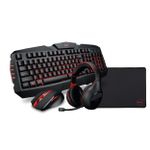 Kit Headset Teclado Mouse e Mousepad Gamer Dazz Arsenal Combo 4 em 1 - 625237