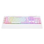 Teclado Gamer Redragon Shiva RGB Chroma USB ABNT2 Branco com Rosa – K512WP-RGB