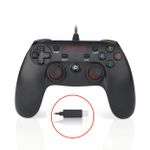 Controle com Fio Redragon Saturn para PC e PS3 - G807