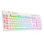 Teclado Gamer Redragon Shiva RGB Chroma USB ABNT2 Branco – K512W-RGB