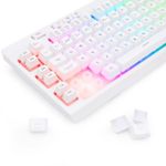 Teclado Gamer Redragon Shiva RGB Chroma USB ABNT2 Branco – K512W-RGB