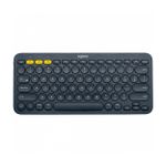 Teclado sem fio Logitech K380 Bluetooth Switch para 3 Dispositivos PC/Mac/Android/iOS Cinza - 920-007564