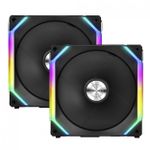 Kit 2x Cooler Lian Li Uni Fan SL140 RGB 140mm 1500RPM Preto – UF-SL140-2B