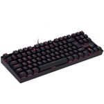 Teclado Mecanico Gamer Redragon Kumara LED Vermelho Switch Marrom ABNT2 - K552-2 (PT-BROWN)