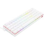 Teclado Mecanico Gamer Bluetooth Redragon Draconic Lunar White RGB Switch Vermelho ABNT2 – K530WRGB-PRO (PT-RED)