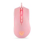 Mouse Gamer Motospeed V70 Essential RGB 12400DPI 7 Botões Rosa - FMSMS0085RSA