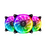 Kit 3x Cooler Liketec Lighter RGB C/ Controladora - LF-KITARGB-LIGHTER-2007