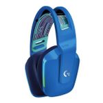 Headset Gamer Sem Fio Logitech G733 RGB Lightsync 7.1 Dolby Surround Azul – 981-000942