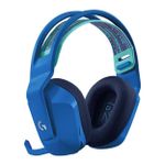 Headset Gamer Sem Fio Logitech G733 RGB Lightsync 7.1 Dolby Surround Azul – 981-000942