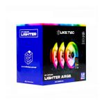 Kit 3x Cooler Liketec Lighter RGB C/ Controladora - LF-KITARGB-LIGHTER-2007