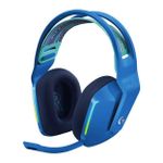 Headset Gamer Sem Fio Logitech G733 RGB Lightsync 7.1 Dolby Surround Azul – 981-000942