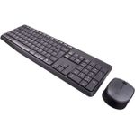 Kit Teclado e Mouse Logitech Sem Fio MK235 Cinza ABNT2 - 920-007903