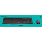 Kit Teclado e Mouse Logitech Sem Fio MK235 Cinza ABNT2 - 920-007903