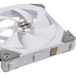 Kit 3x Cooler Lian Li Uni Fan SL120 RGB 120mm 1900RPM c/ Controladora Branco – UF-SL120-3W