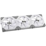 Kit 3x Cooler Lian Li Uni Fan SL120 RGB 120mm 1900RPM c/ Controladora Branco – UF-SL120-3W