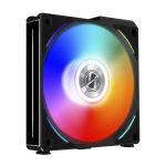 Kit 3x Cooler Lian Li Uni Fan AL120 RGB 120mm 1900RPM c/ Controladora Preto – UF-AL120-3B