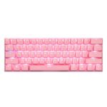 Teclado Mecanico Gamer Motospeed CK62 Bluetooth RGB Rosa Switch Vermelho Compatível com PS4/XBOX/Nintendo - FMSTC0098RSA