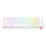Teclado Mecanico Gamer Bluetooth Redragon Draconic Lunar White RGB Switch Marrom ABNT2 – K530W-RGB-PRO (PT-BROWN)