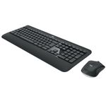 Kit Teclado e Mouse Logitech MK540 Sem Fio Cinza ABNT2 - 920-008674