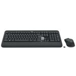 Kit Teclado e Mouse Logitech MK540 Sem Fio Cinza ABNT2 - 920-008674