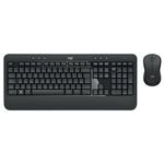 Kit Teclado e Mouse Logitech MK540 Sem Fio Cinza ABNT2 - 920-008674