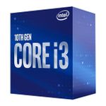 Processador Intel Core i3 10100 Comet Lake 10ª Geração 6MB 4.3GHz LGA 1200 – BX8070110100