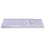 Teclado Mecanico Gamer Redragon Mitra LED Vermelho Switch Marrom ABNT2 - K551W (PT-BROWN)