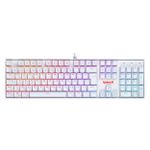 Teclado Mecanico Gamer Redragon Mitra LED Vermelho Switch Marrom ABNT2 - K551W (PT-BROWN)