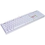 Teclado Mecanico Gamer Redragon Mitra LED Vermelho Switch Marrom ABNT2 - K551W (PT-BROWN)