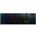 Teclado Mecanico Gamer Sem Fio Logitech G915 Lightspeed USB ou Bluetooh RGB Switch GL Padrão US - 920-008902