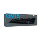 Teclado Mecanico Gamer Sem Fio Logitech G915 Lightspeed USB ou Bluetooh RGB Switch GL Padrão US - 920-008902