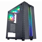 Gabinete Gamer K-Mex Kratos ATX Lateral Acrílica Mid Tower - CG-42TP