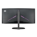 Monitor Gamer Cooler Master GM34 1ms 144Hz VA Quantum Dot UWQHD HDMI/DP HDR400 1500R Freesync - CMI-GM34-CW2-BR