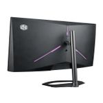 Monitor Gamer Cooler Master GM34 1ms 144Hz VA Quantum Dot UWQHD HDMI/DP HDR400 1500R Freesync - CMI-GM34-CW2-BR