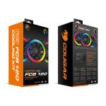 Kit 3x Cooler Cougar FCB 120mm RGB – 3MFCBKIT.0001