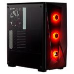 Gabinete Gamer Corsair Carbide Series Spec Delta RGB Mid-Tower 4 Fans Vidro Temperado Preto – CC-9011166-WW