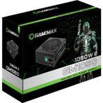 Fonte Gamemax 1050W PFC Ativo 80 Plus Silver Semi Modular - GM1050