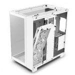 Gabinete Gamer NZXT H9 Flow Branco Vidro Temperado Com 4 Fans - CM-H91FW-01