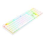 Teclado Mecanico Gamer Redragon Mitra RGB Branco Switch Marrom ABNT2 - K551W-RGB (PT-BROWN)